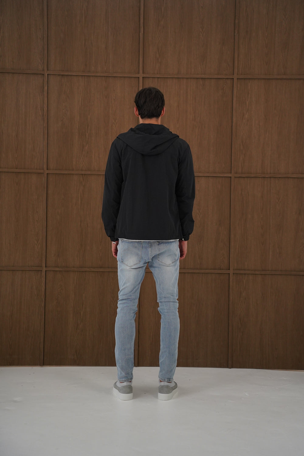 Capo Crinkle Lightweight Jacket - Black