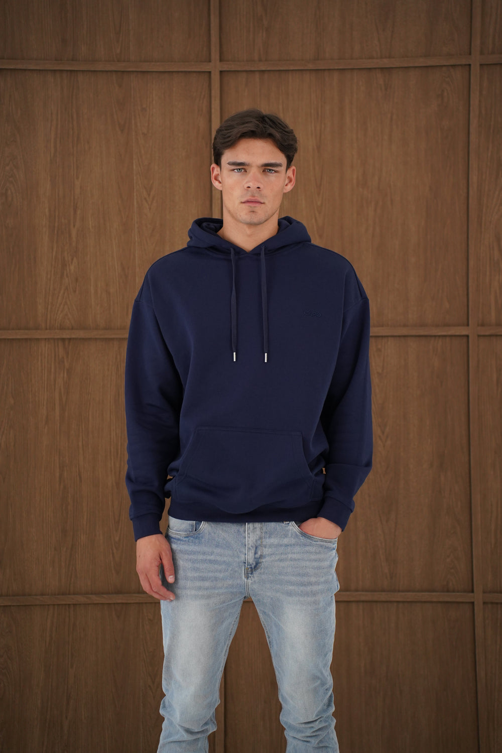 Capo Tracksuit Overhead Hoodie - Navy