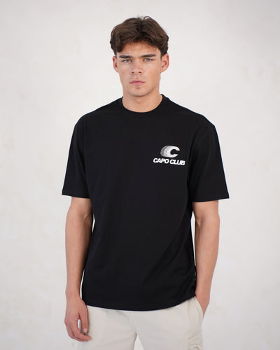 Capo Club Speed T-Shirt - Black/White