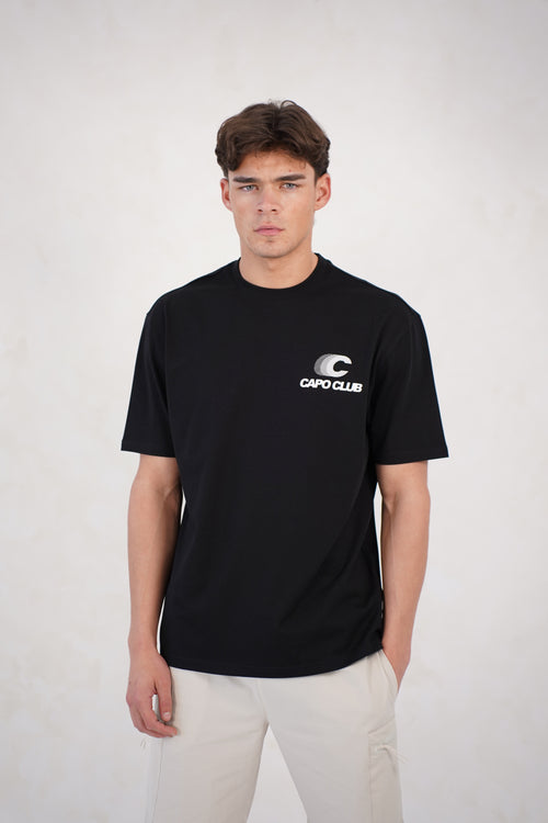 Capo Club Speed T-Shirt - Black/White