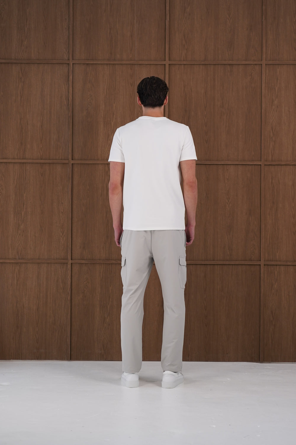 Capo Utility Regular Cargo Pants - Light Grey