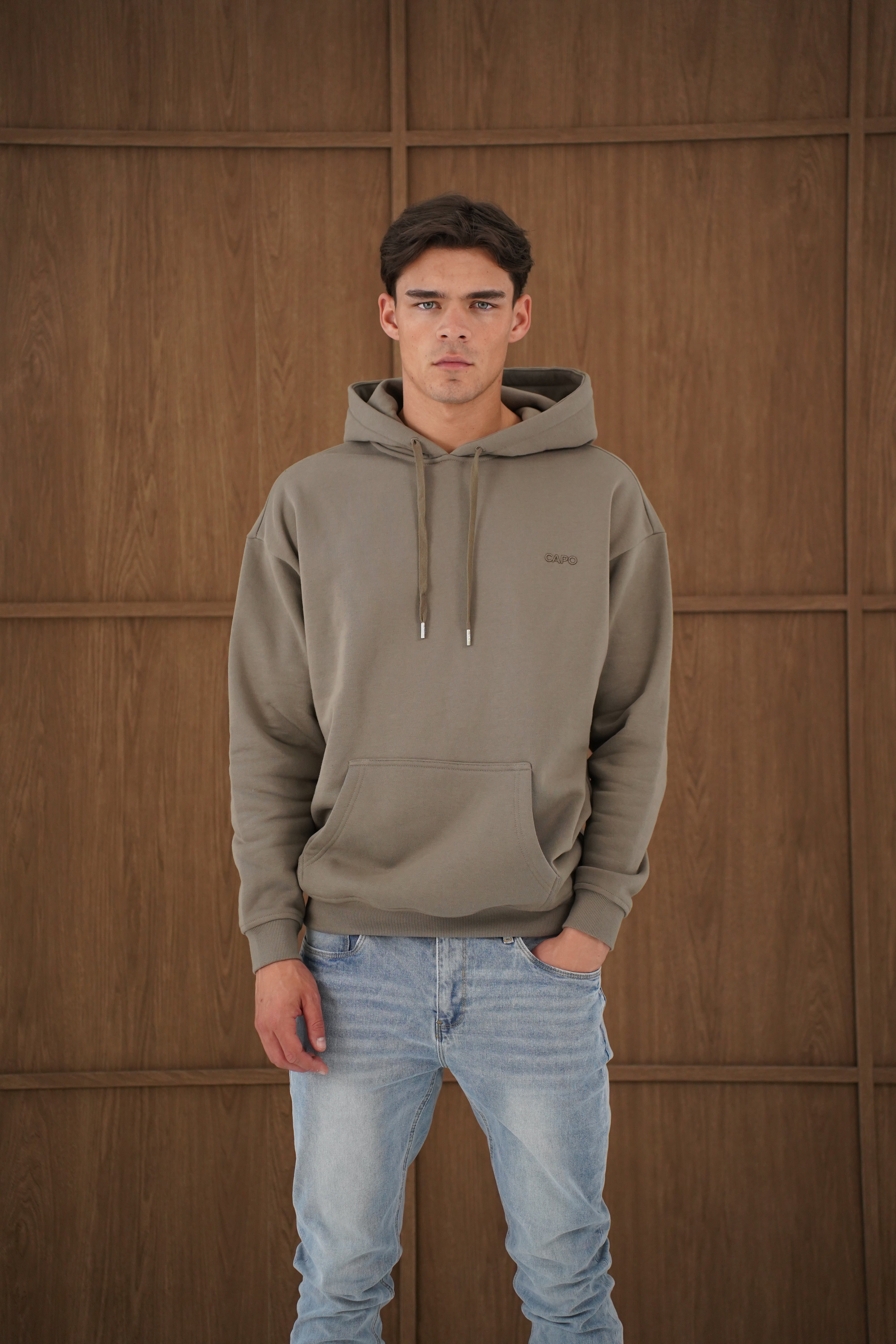 Capo Tracksuit Overhead Hoodie - Olive