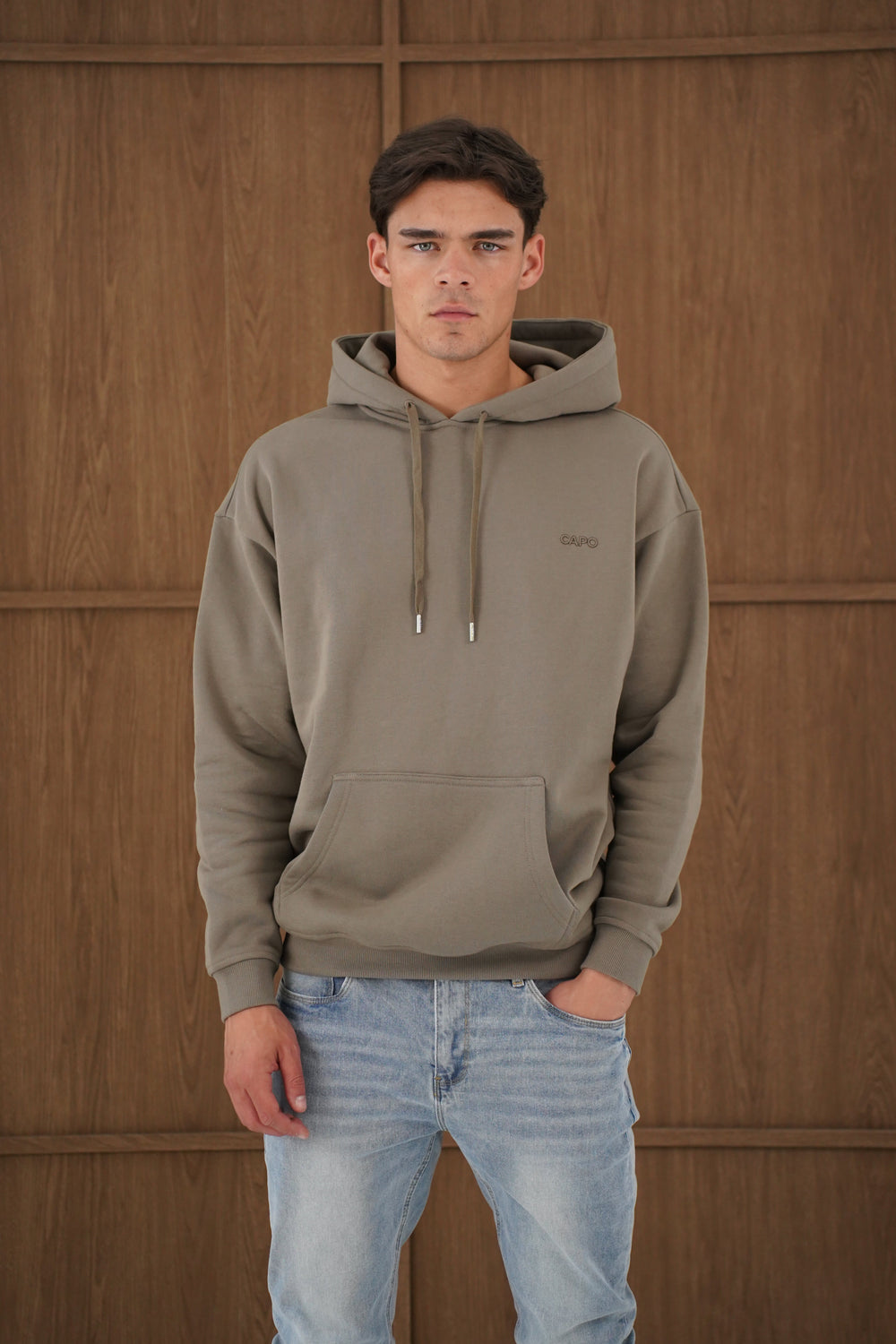 Capo Tracksuit Overhead Hoodie - Olive
