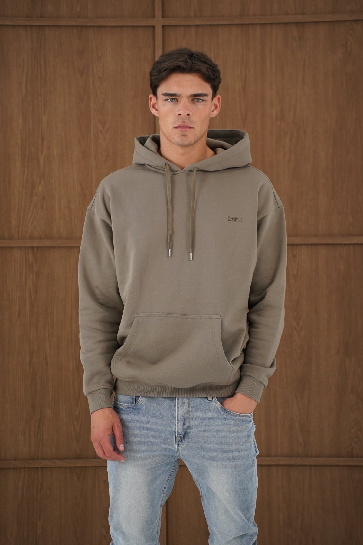 Capo Tracksuit Overhead Hoodie - Olive