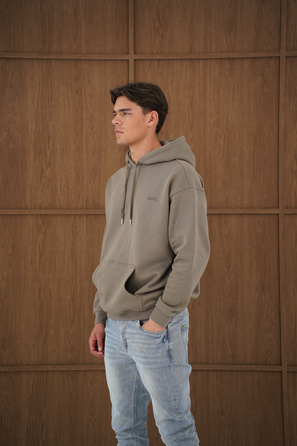 Capo Tracksuit Overhead Hoodie - Olive