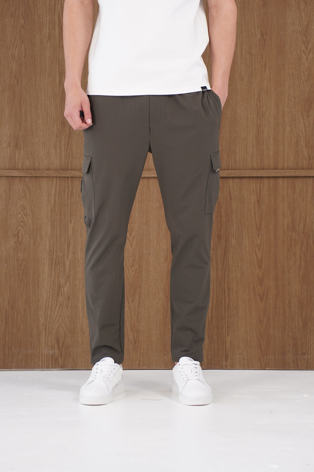 Capo Utility Regular Cargo Pants - Khaki