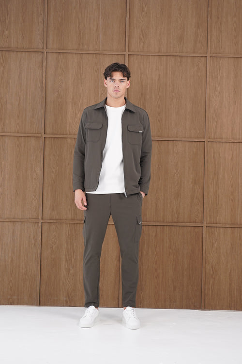 Capo Utility Overshirt - Khaki