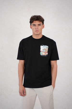 Capo Amalfi T-Shirt - Black