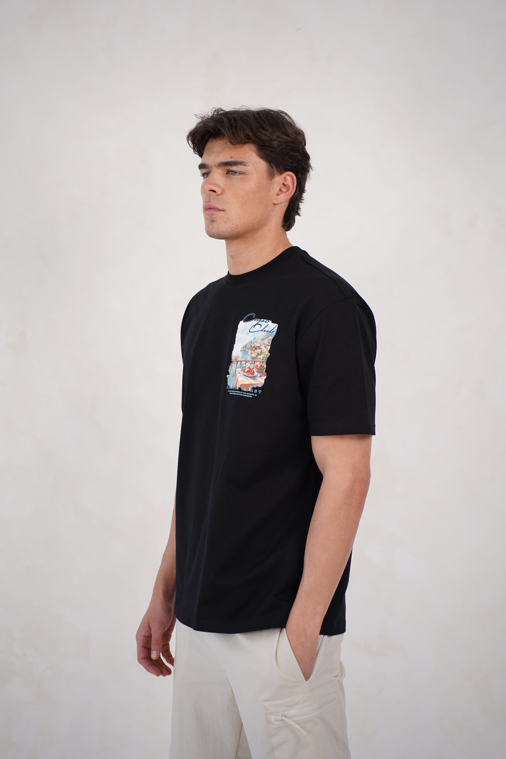 Capo Amalfi T-Shirt - Black