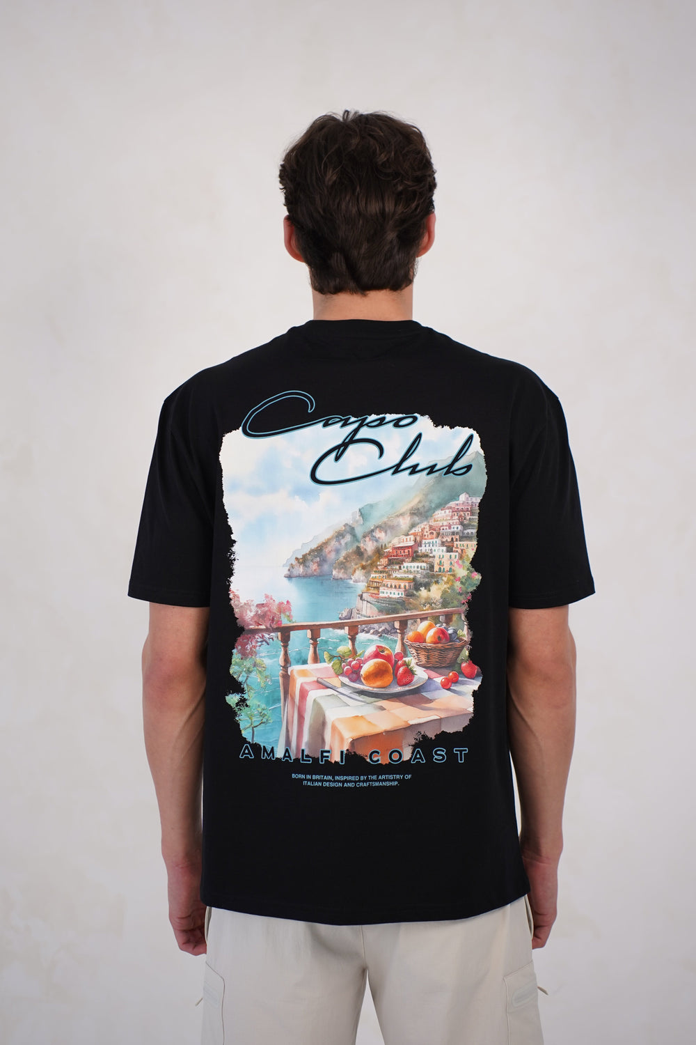 Capo Amalfi T-Shirt - Black