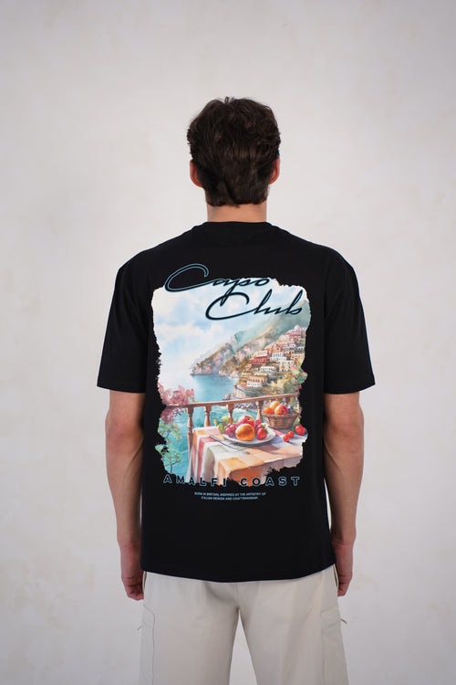 Capo Amalfi T-Shirt - Black