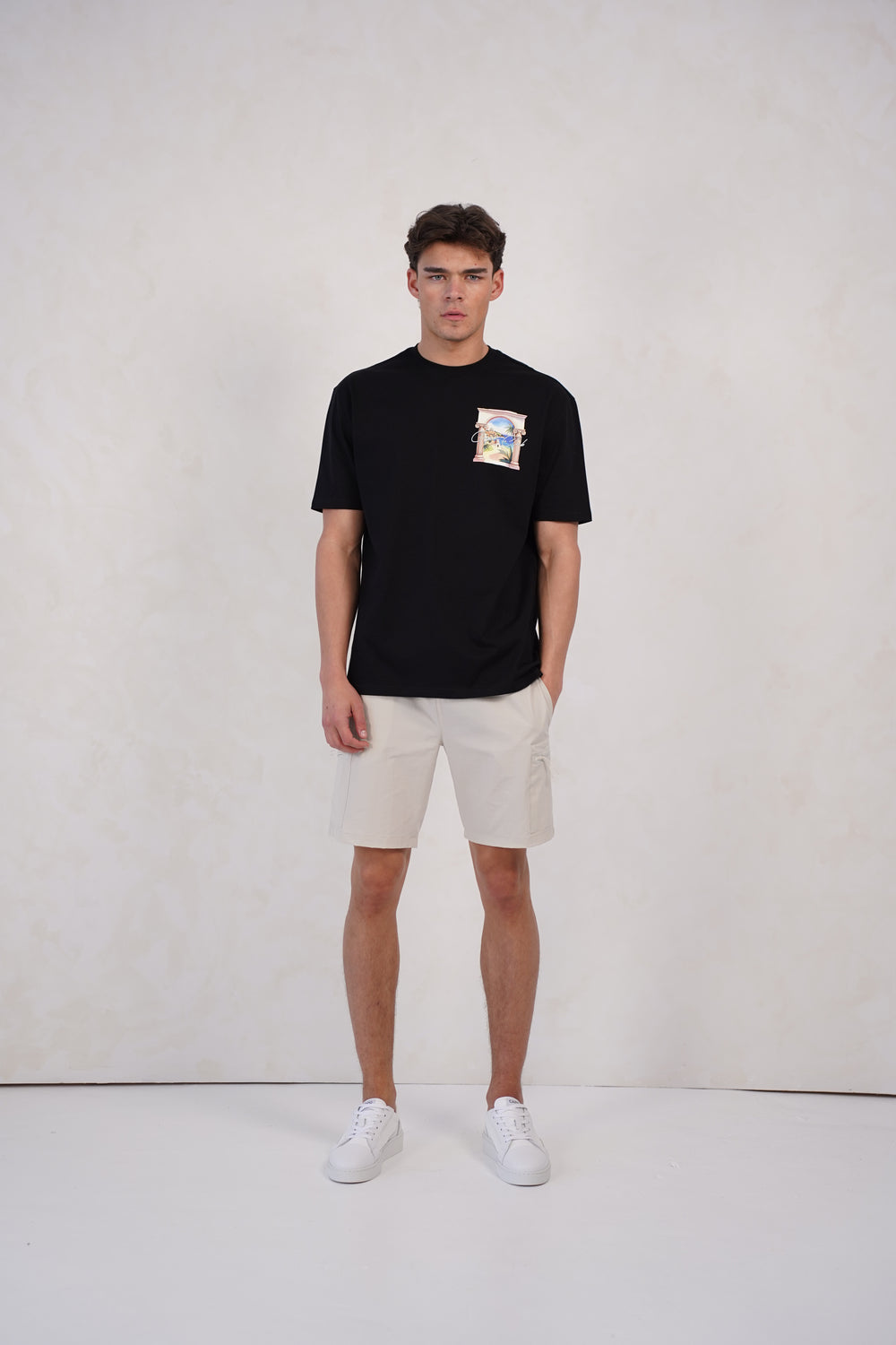 Capo Mykonos T-Shirt - Black