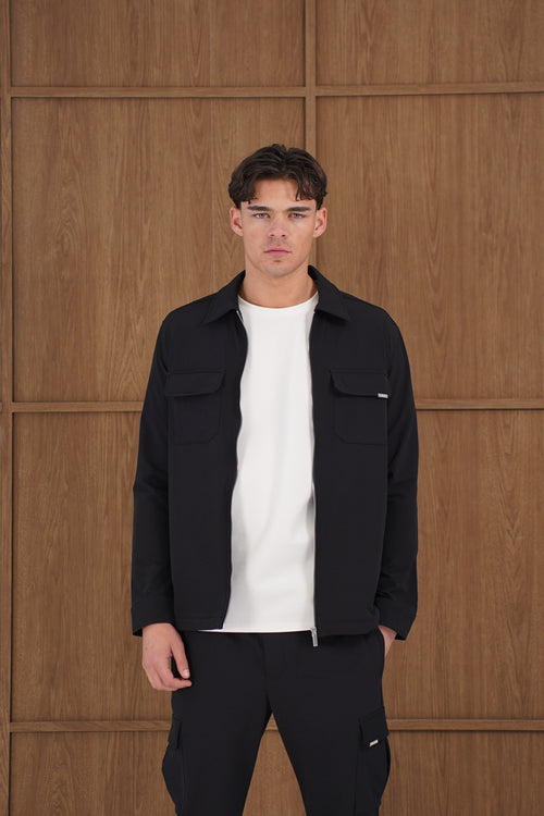 Capo Utility Overshirt - Black