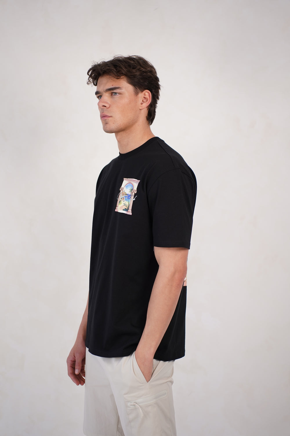 Capo Mykonos T-Shirt - Black