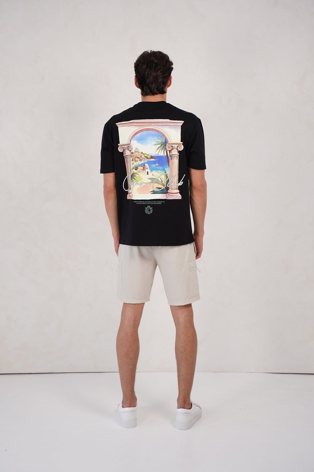 Capo Mykonos T-Shirt - Black