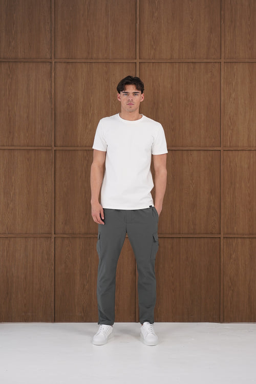 Capo Utility Regular Cargo Pants - Charcoal