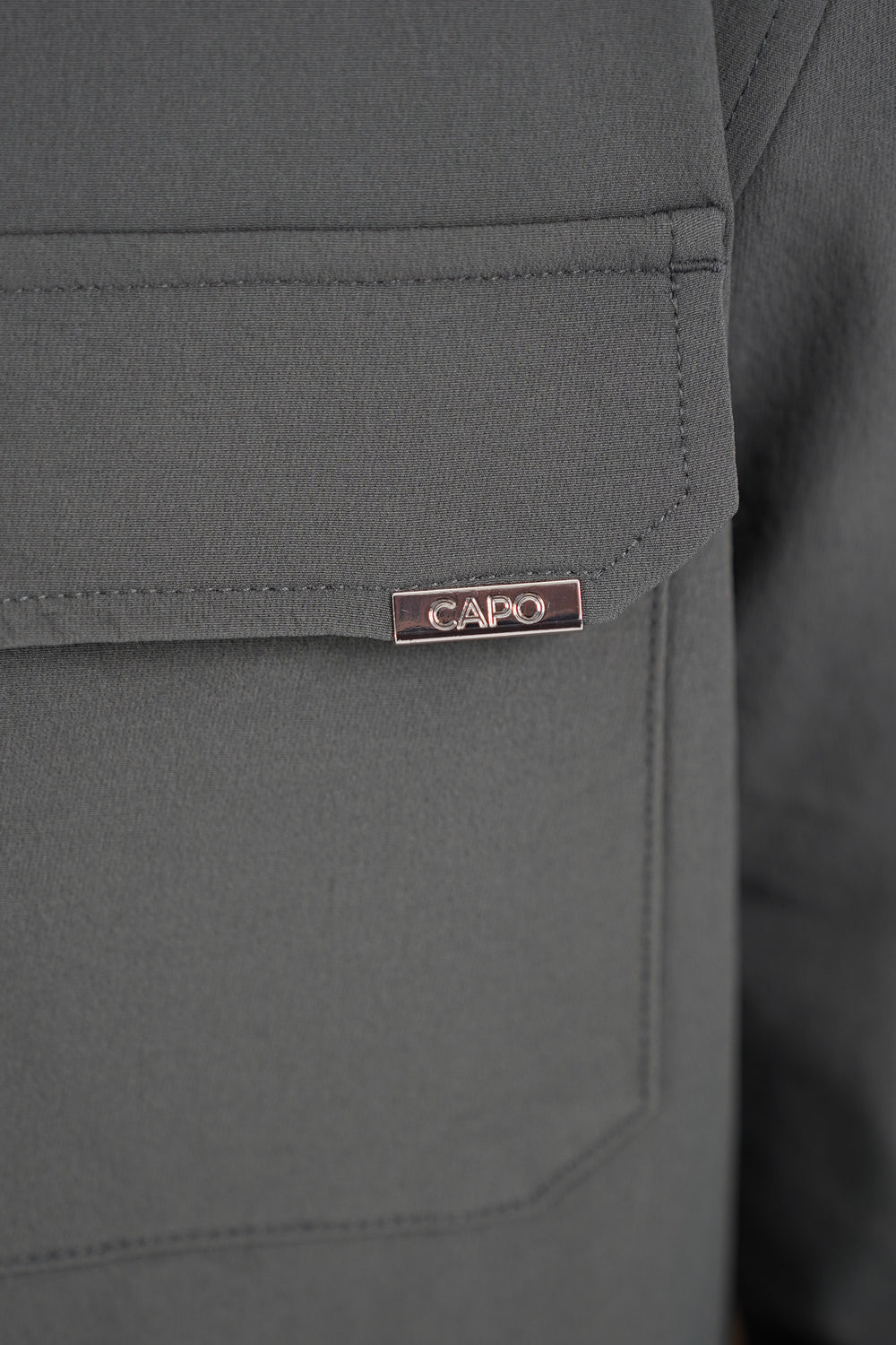 Capo Utility Overshirt - Charcoal