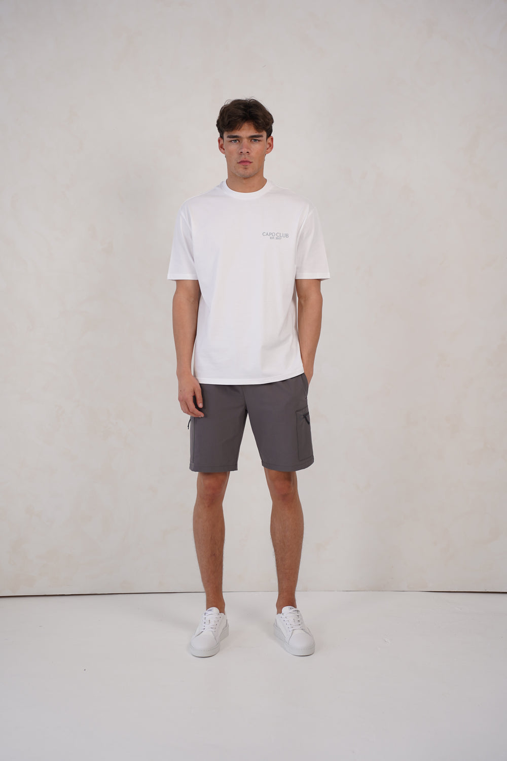 Capo Utility Tech Cargo Short - Charcoal