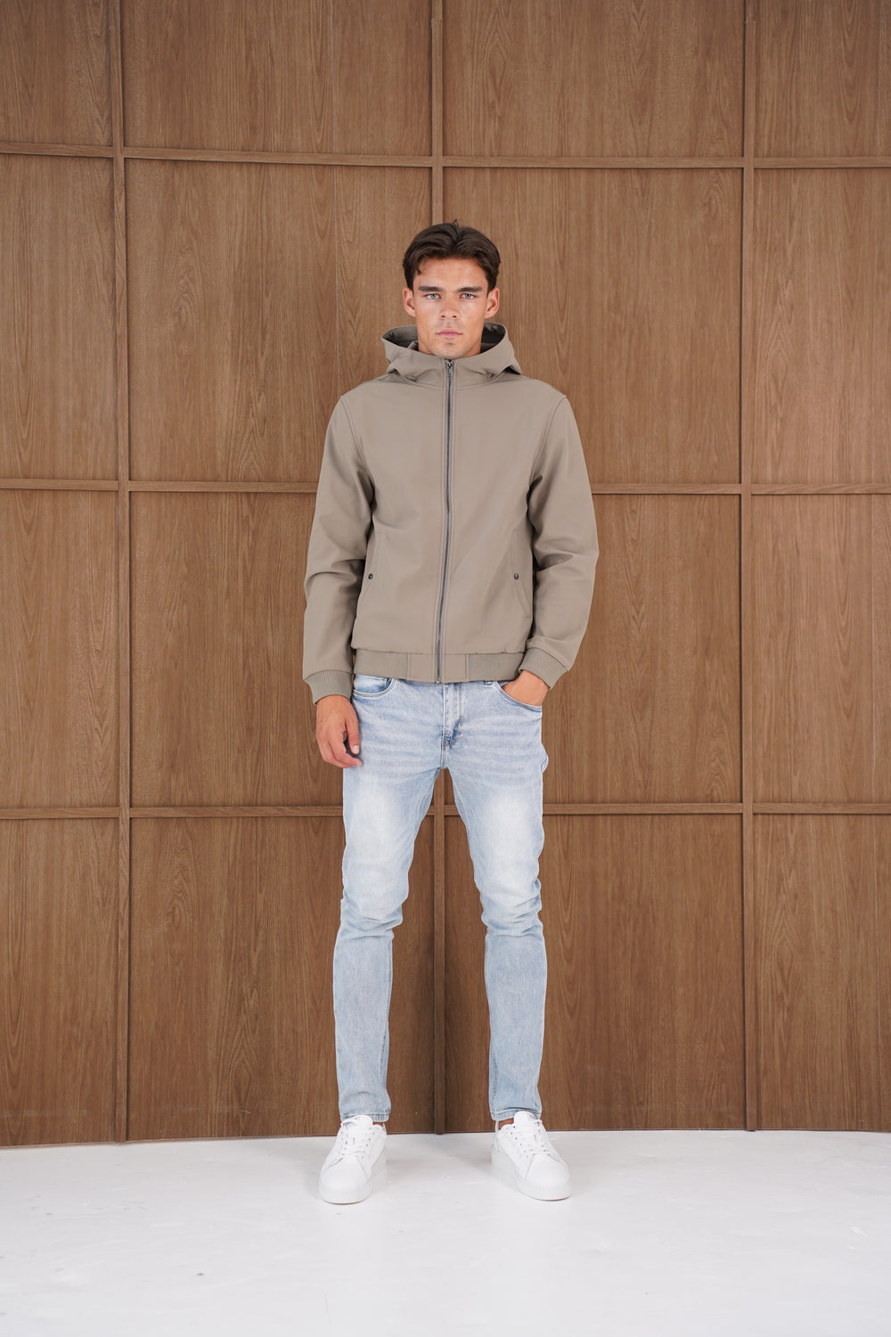 Capo Soft Shell Hood Jacket - Olive