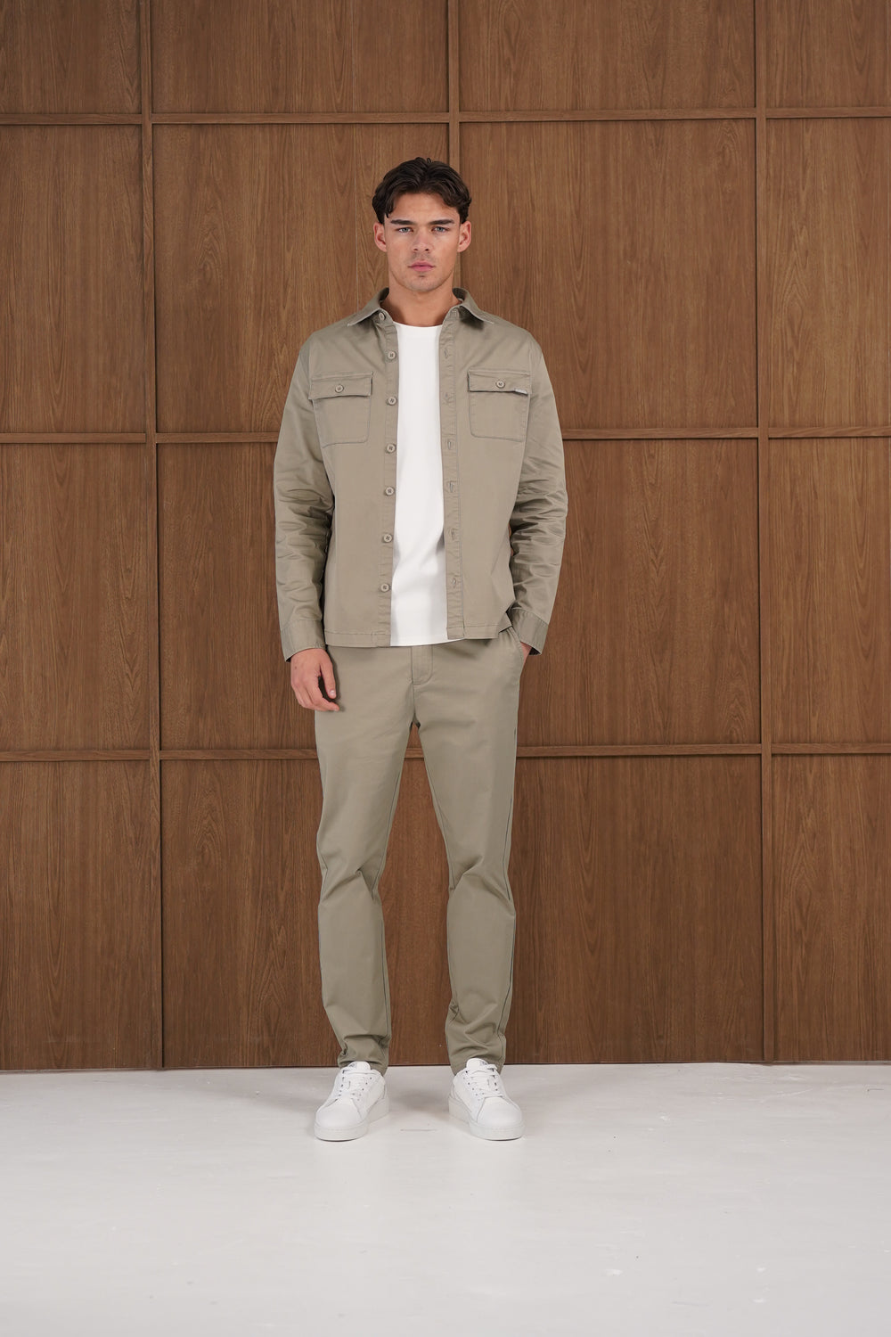 Capo Chino Side Adjuster Pant - Olive
