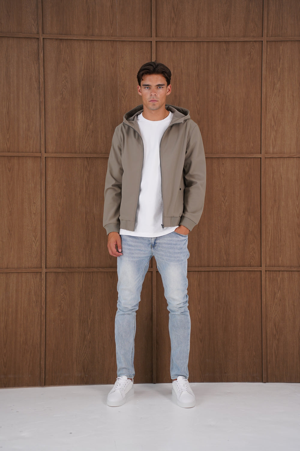 Capo Soft Shell Hood Jacket - Olive