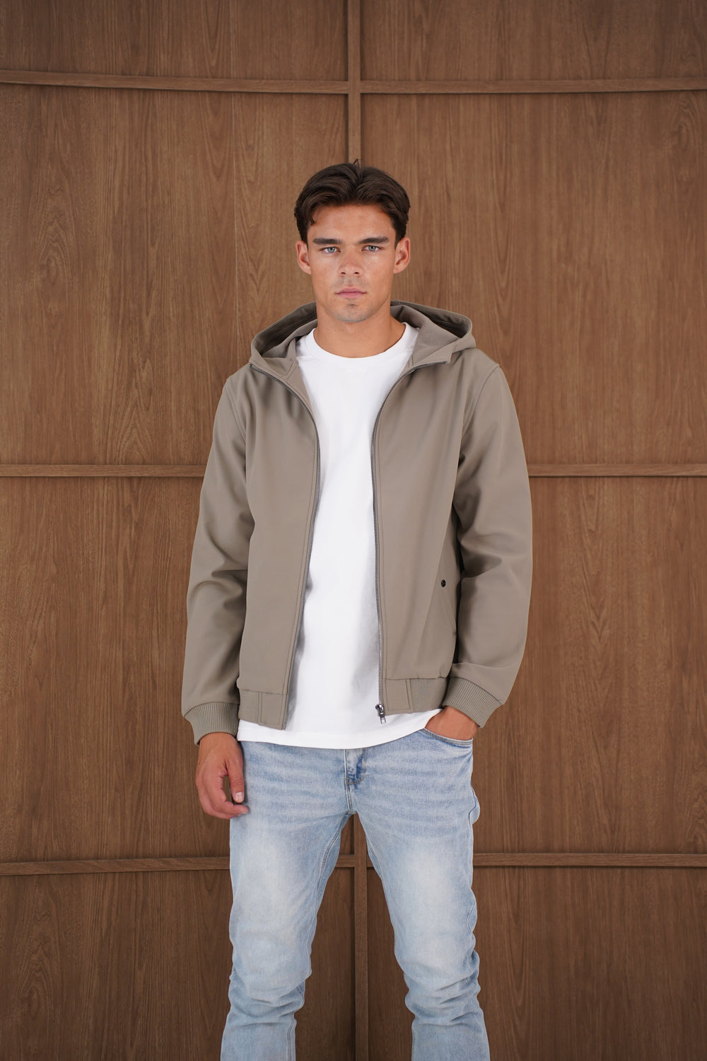 Capo Soft Shell Hood Jacket - Olive