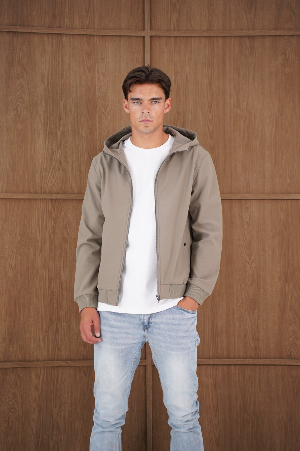 Capo Soft Shell Hood Jacket - Olive