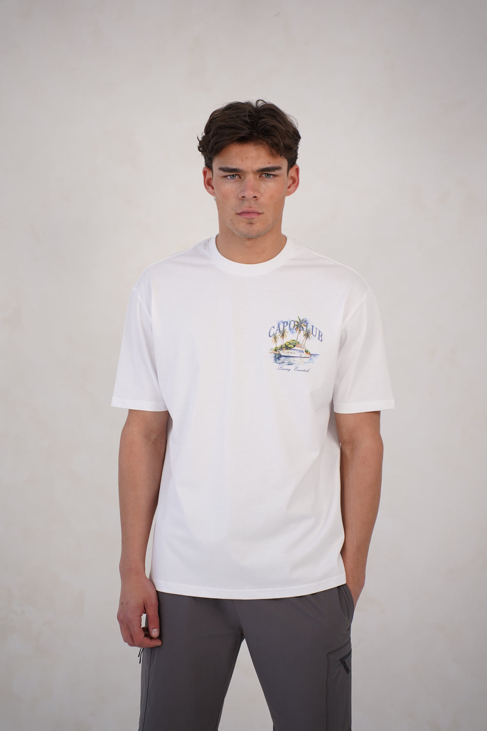 Capo Yacht Club Printed T-Shirt - White