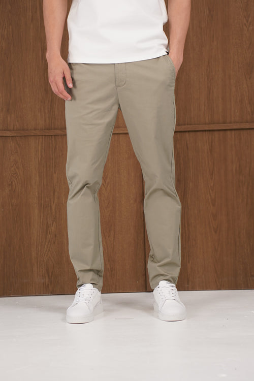 Capo Chino Side Adjuster Pant - Olive