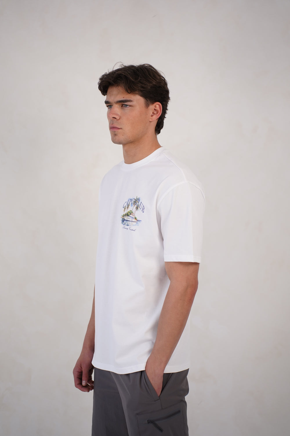 Capo Yacht Club Printed T-Shirt - White