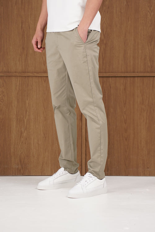 Capo Chino Side Adjuster Pant - Olive