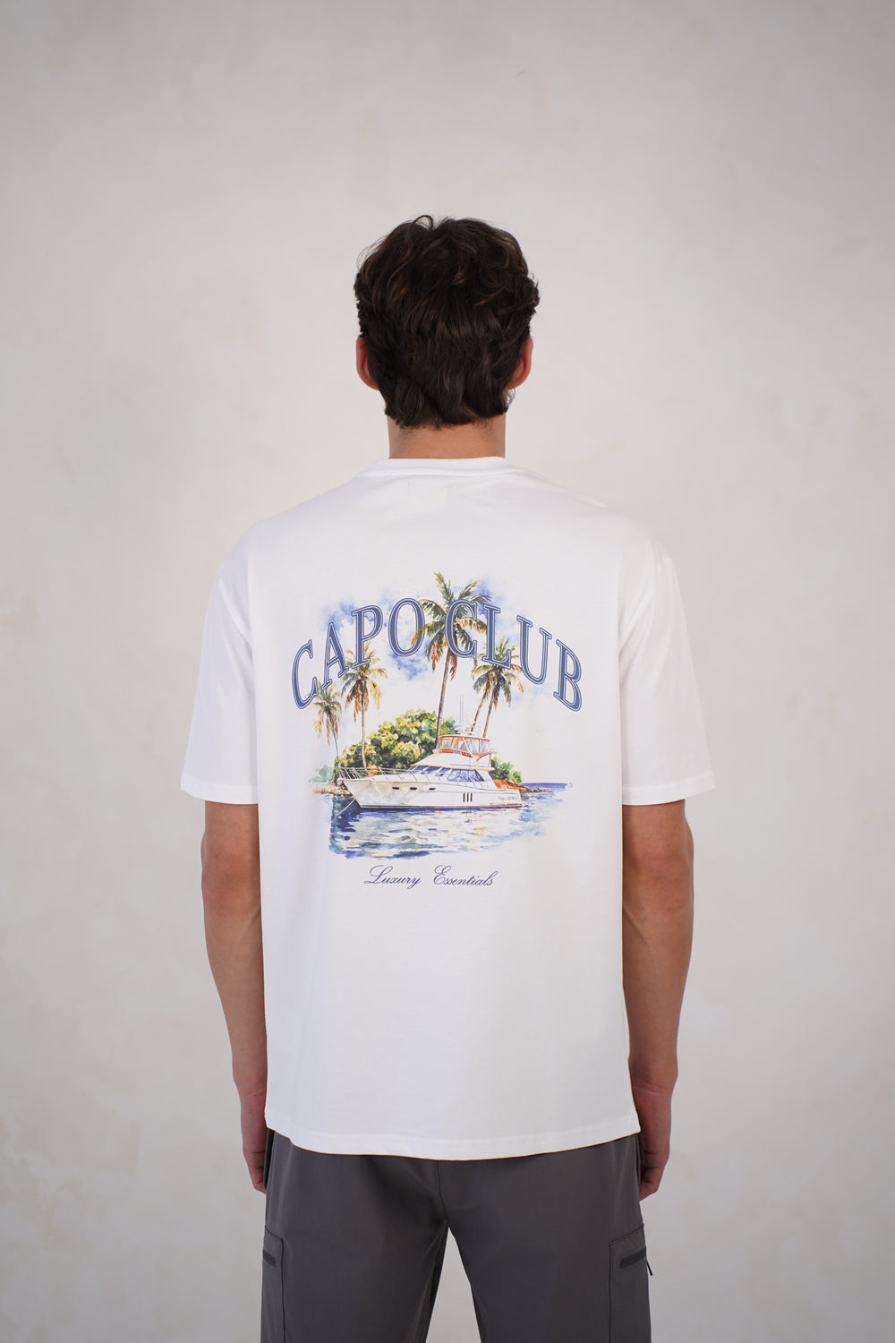 Capo Yacht Club Printed T-Shirt - White