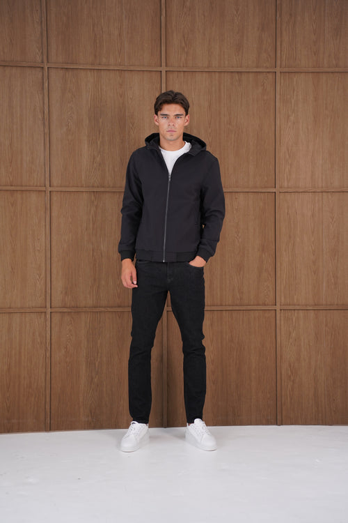 Capo Soft Shell Hood Jacket - Black