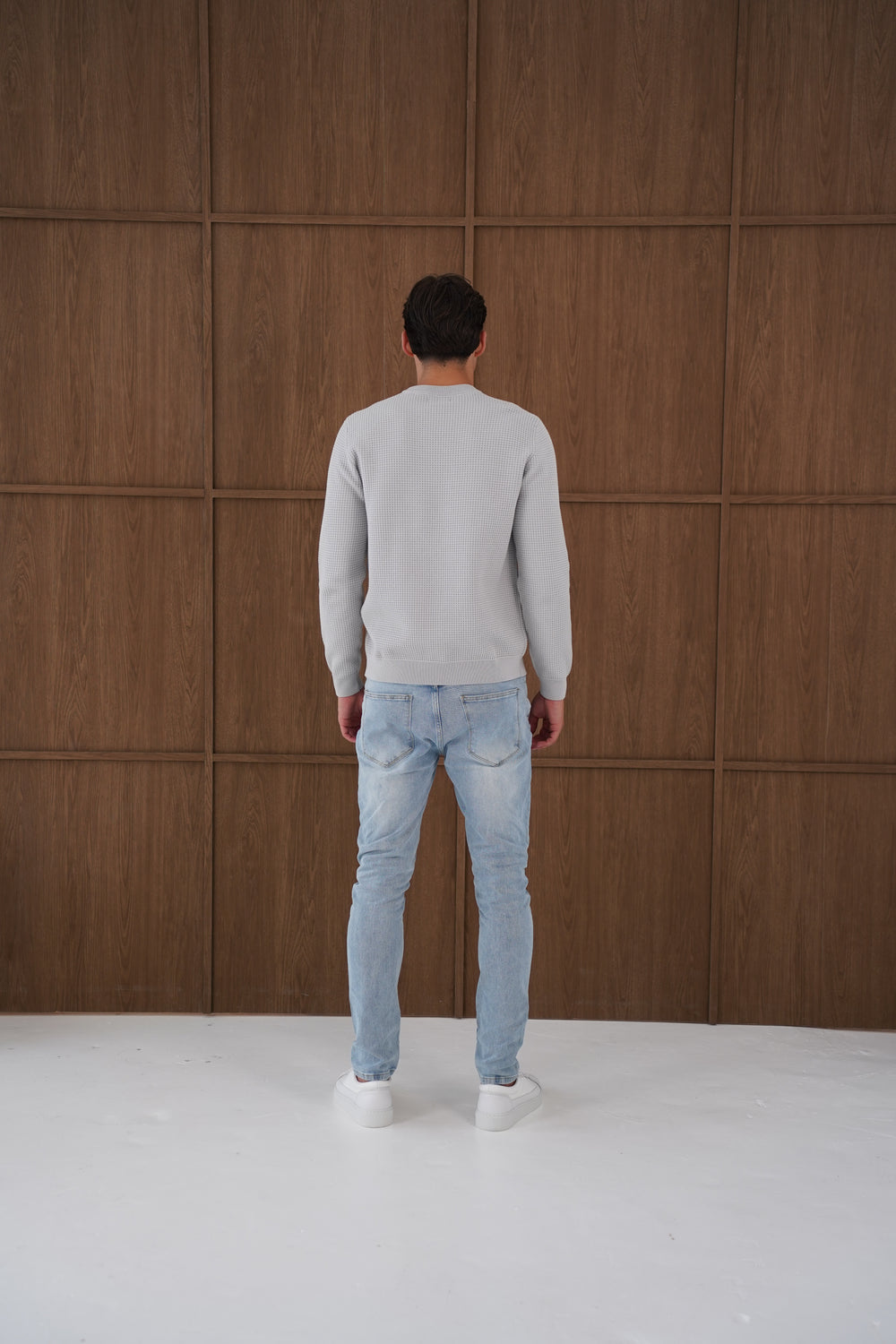 Capo CABLE Knit Jumper - Grey