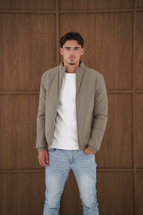 Capo Padded Bomber Jacket - Olive