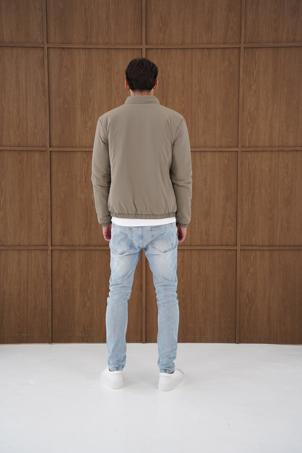 Capo Padded Bomber Jacket - Olive