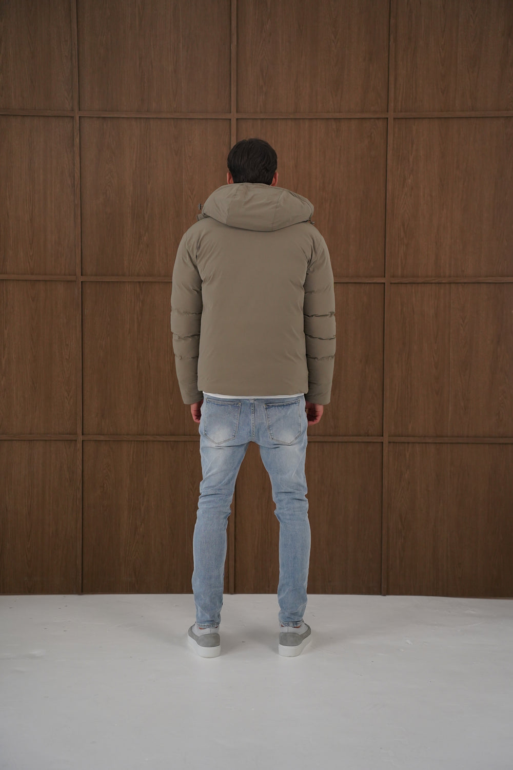 Capo Hooded Padded Jacket - Olive