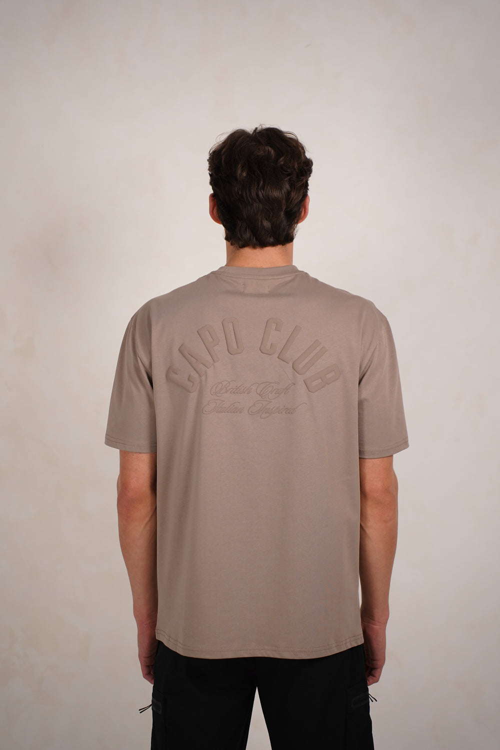 Capo Club Script T-Shirt - Tonal Mushroom