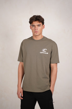 Capo Club Speed T-Shirt - Olive/White