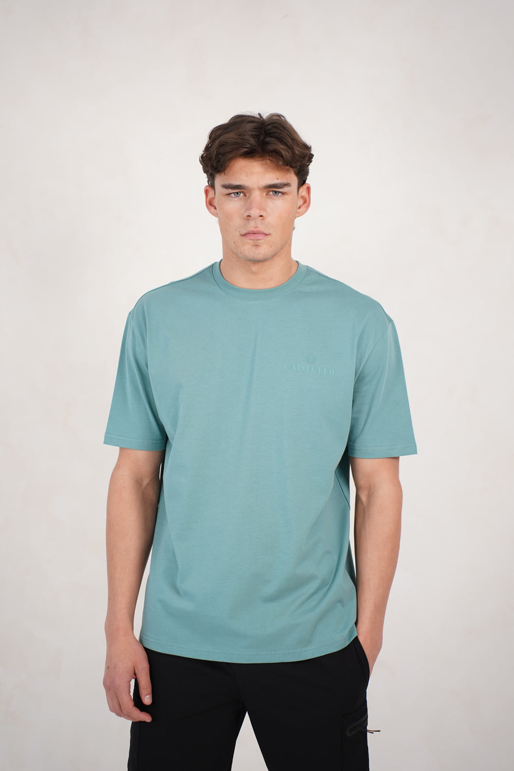 Capo Club Craftsman Crest T-Shirt - Oil Blue/Tonal