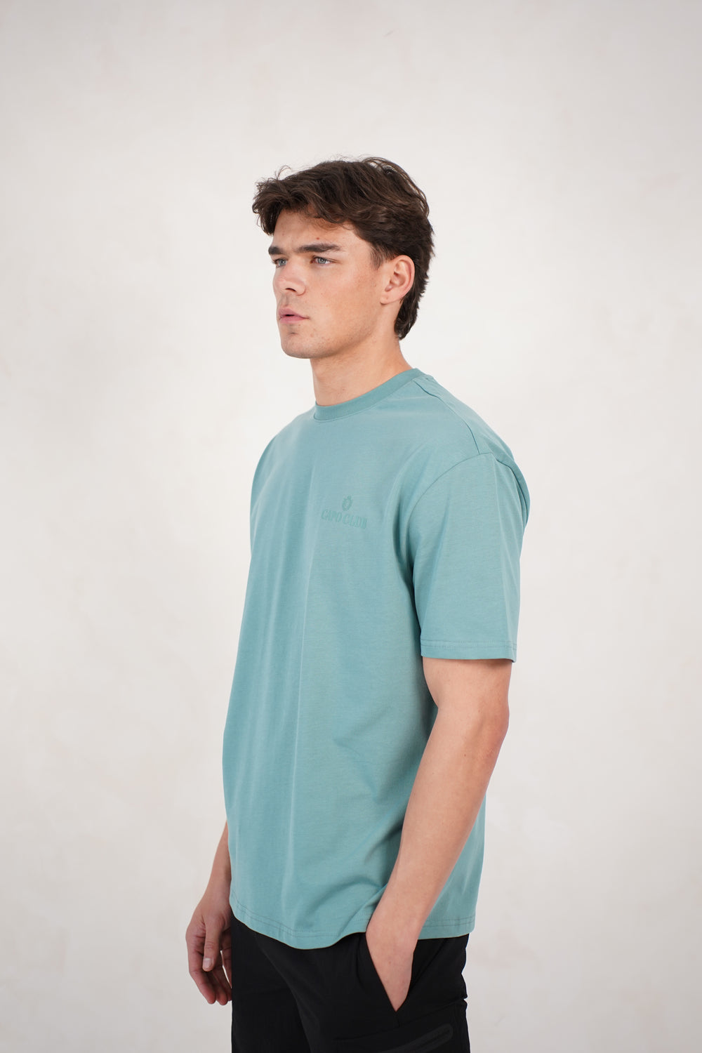 Capo Club Craftsman Crest T-Shirt - Oil Blue/Tonal
