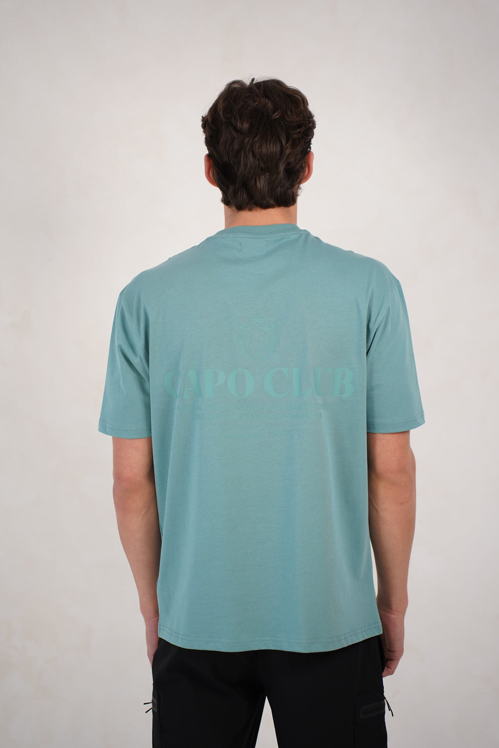 Capo Club Craftsman Crest T-Shirt - Oil Blue/Tonal
