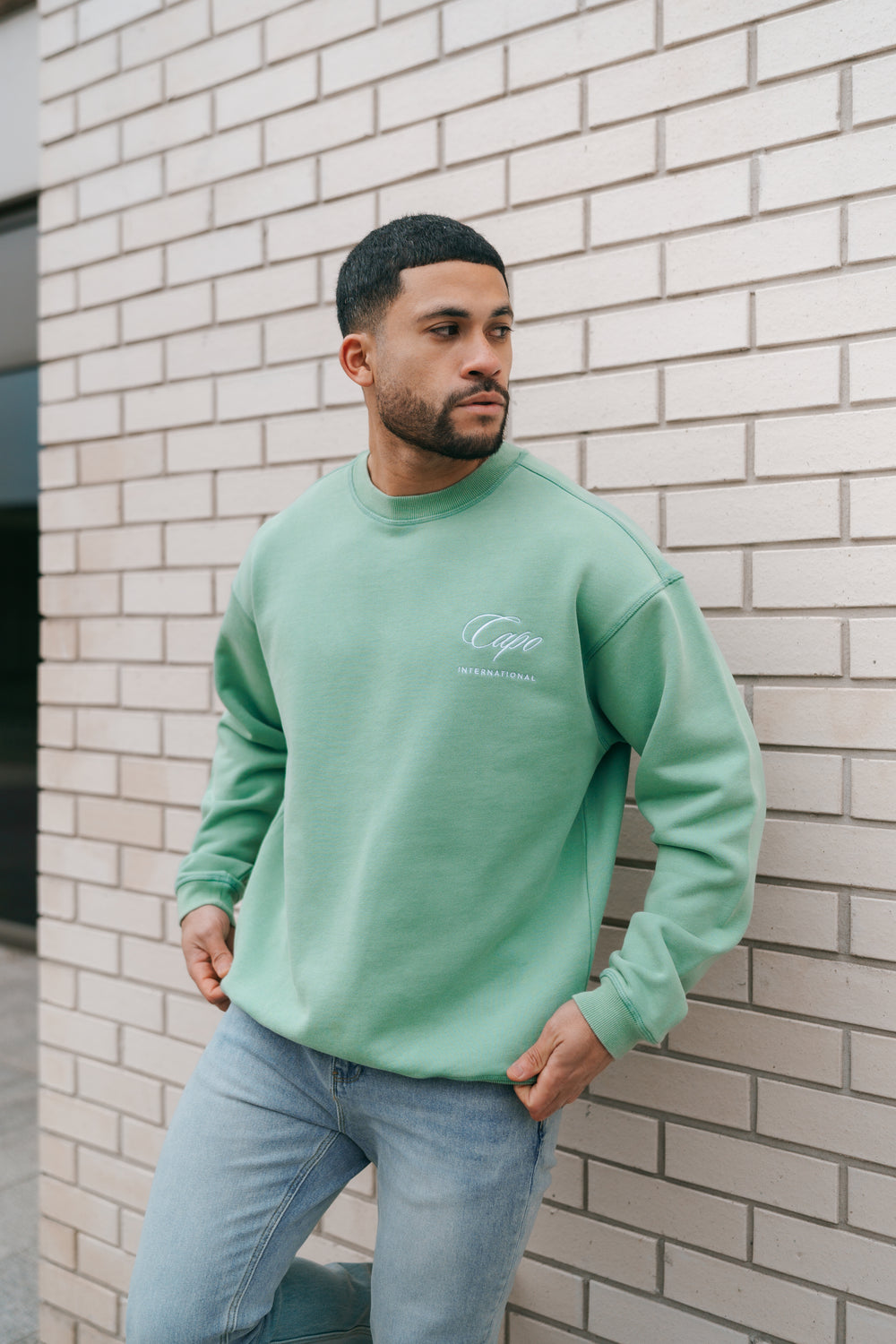 Capo International Sweater - Washed Green