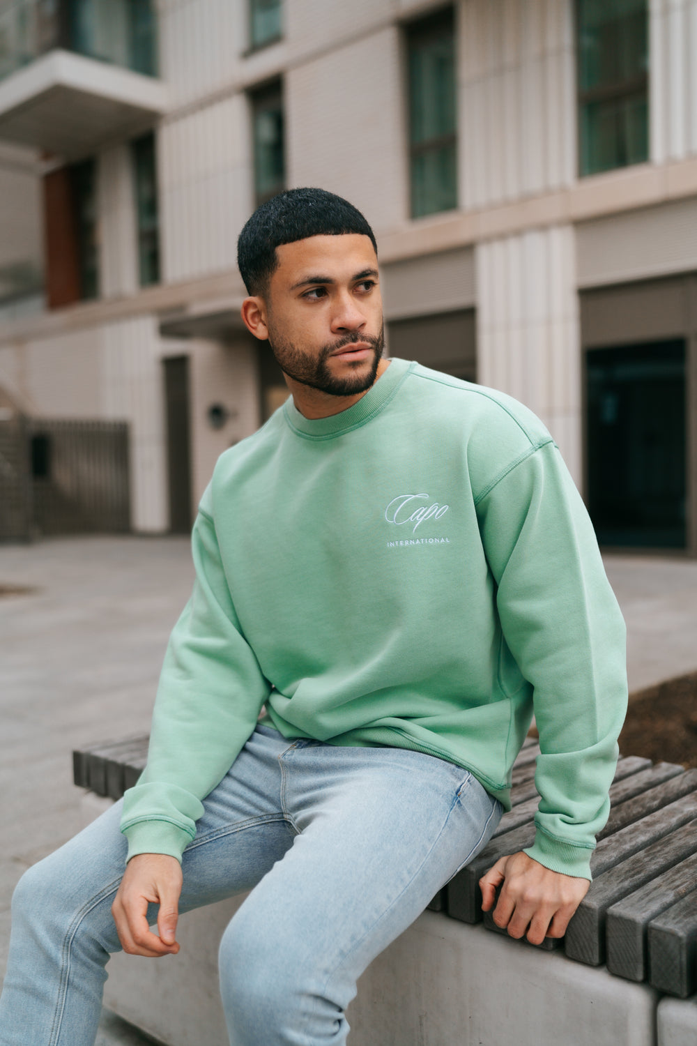 Capo International Sweater - Washed Green