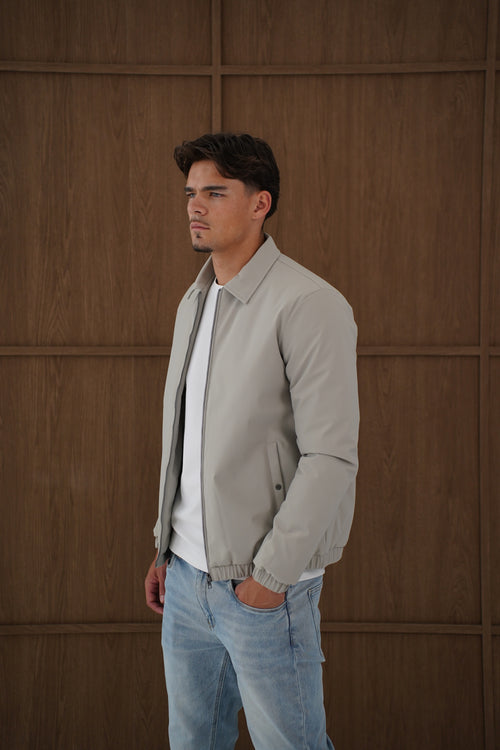 Capo Padded Collar Jacket - Taupe