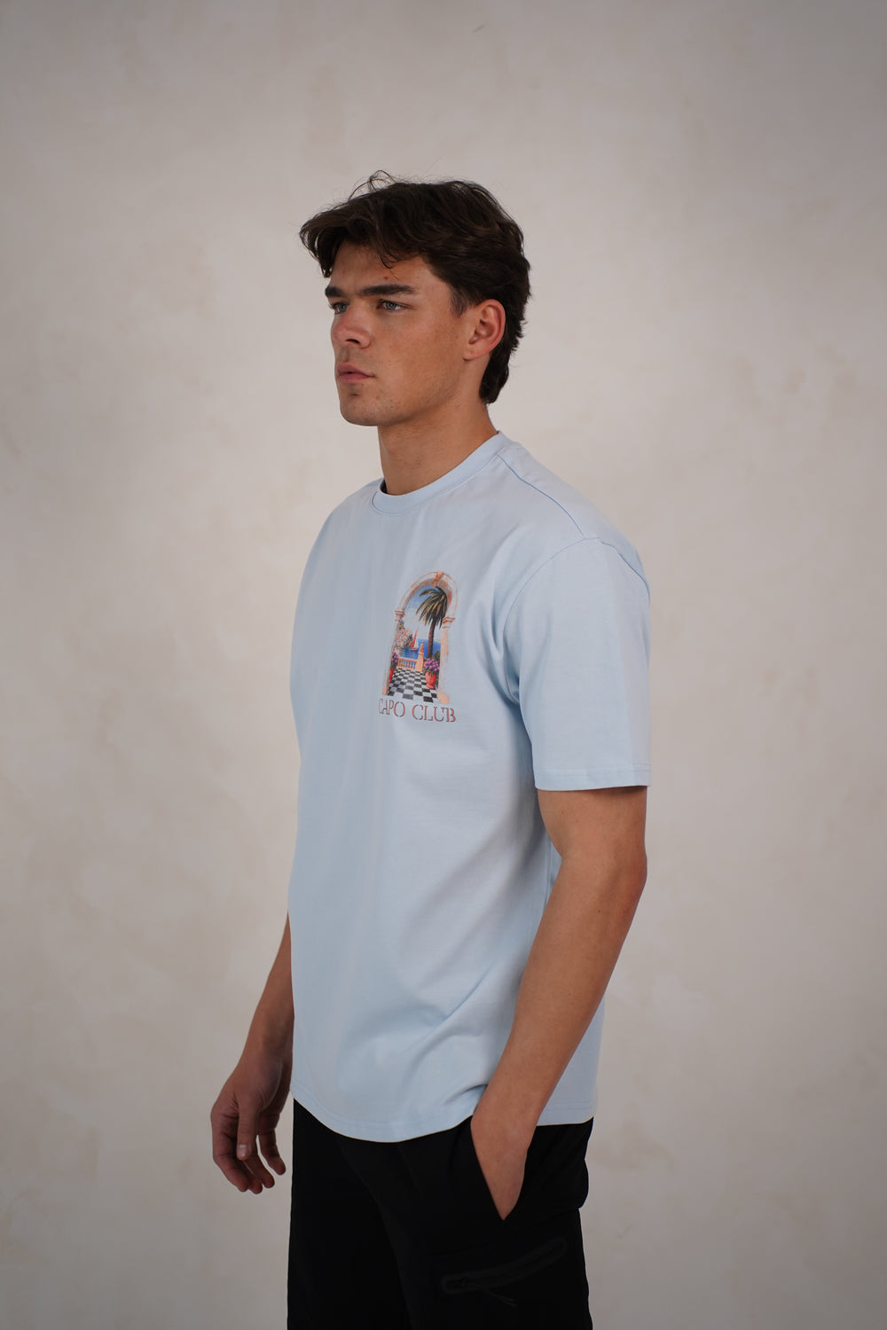 Capo The Veranda T-Shirt - Light Blue