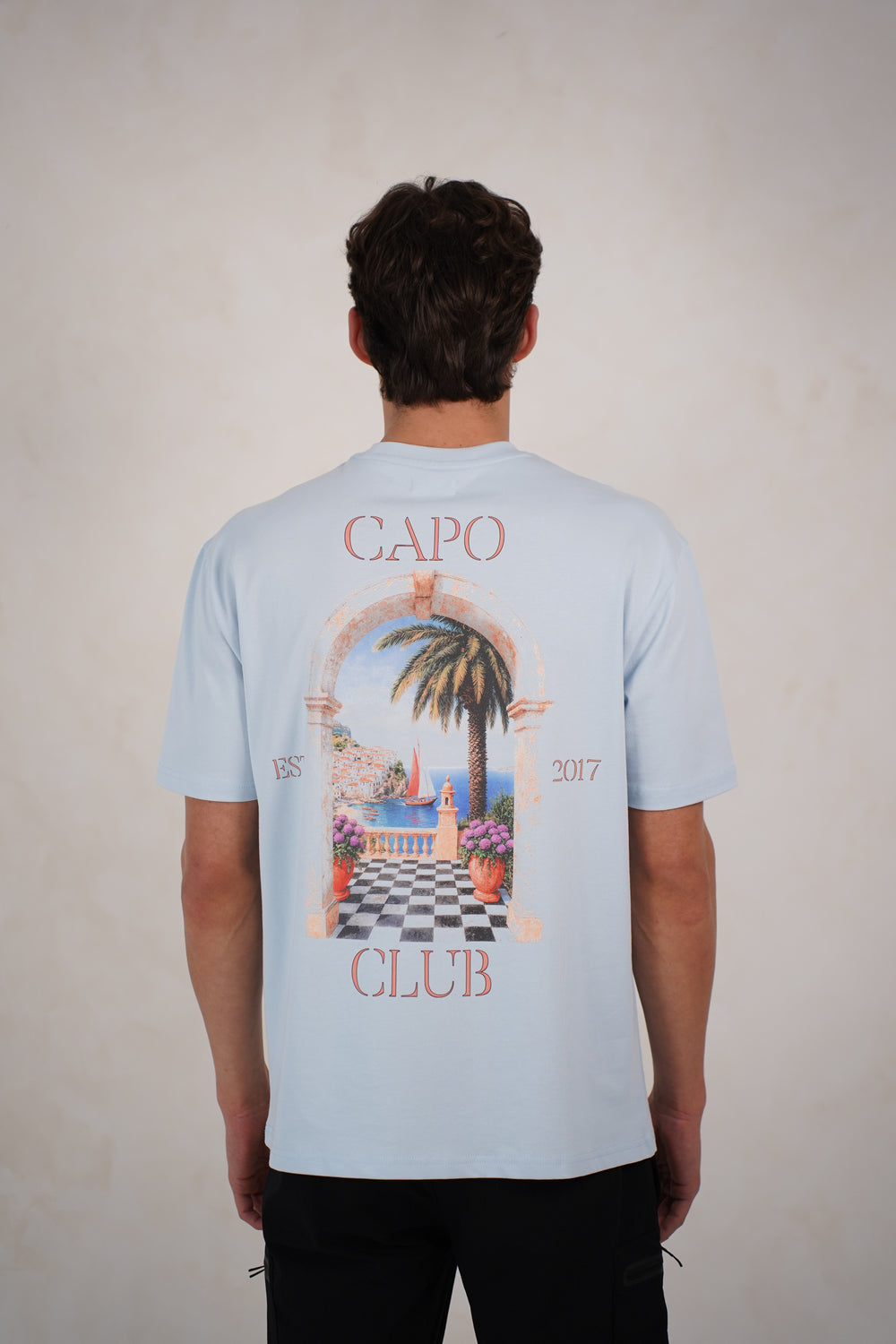 Capo The Veranda T-Shirt - Light Blue