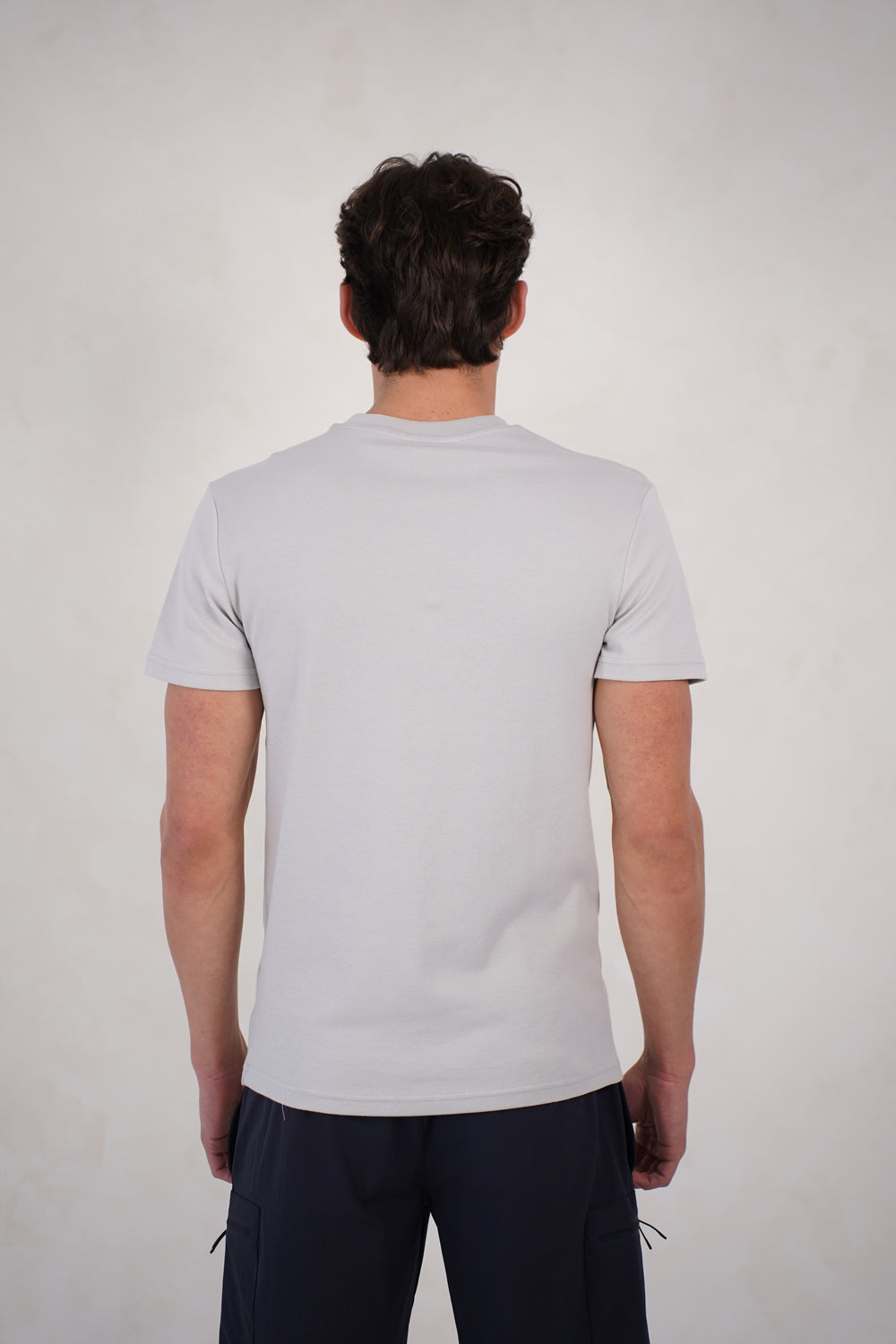 Capo Cargo Pocket T-Shirt - Light Grey