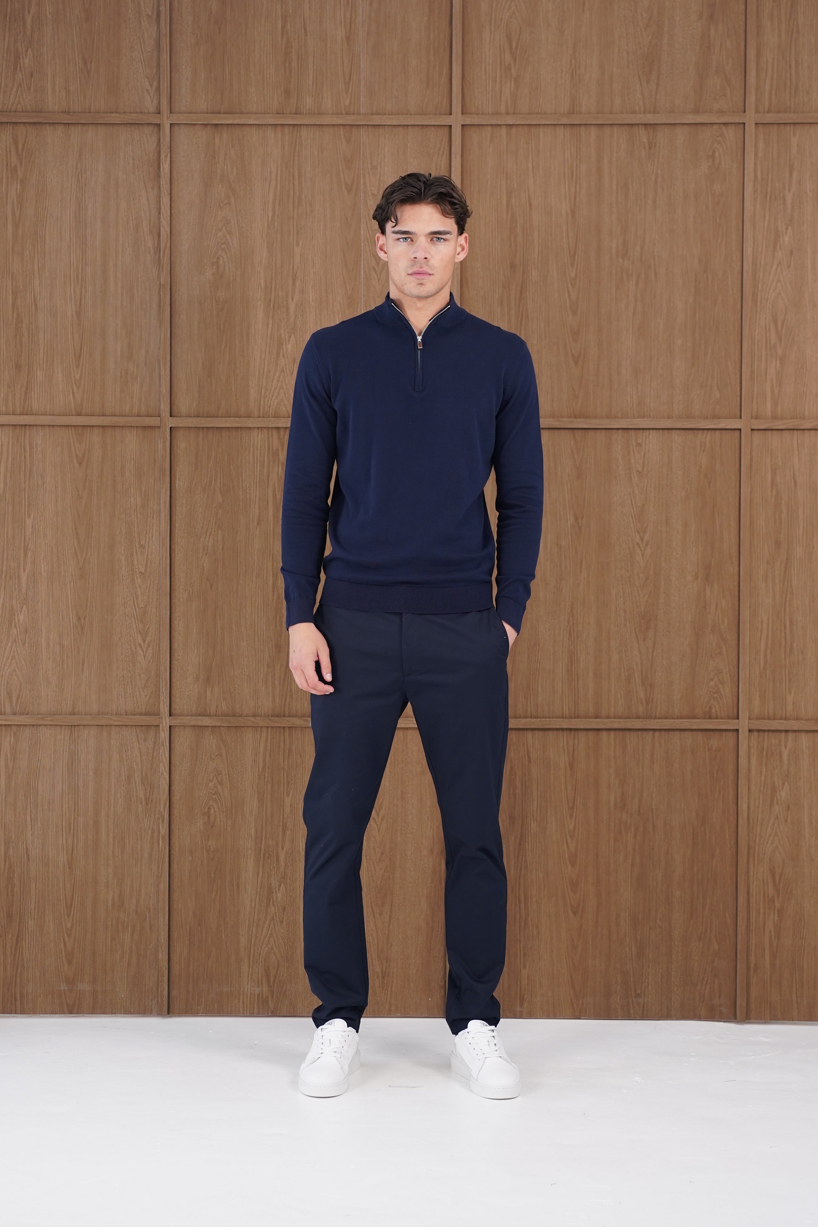 Capo Chino Trouser - Navy