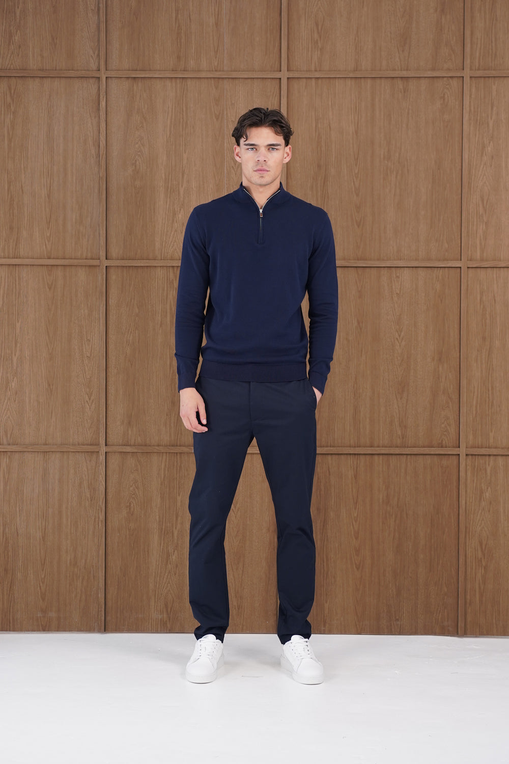 Capo Chino Trouser - Navy